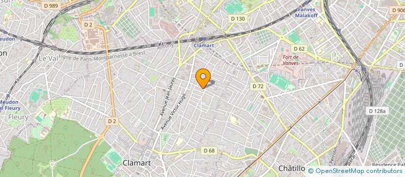 localisation de l'entreprise MONSIEUR ARNAUD DEVARIEUX à CLAMART
