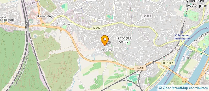 localisation de l'entreprise MONSIEUR ARNAUD DEVISY  LES ANGLES