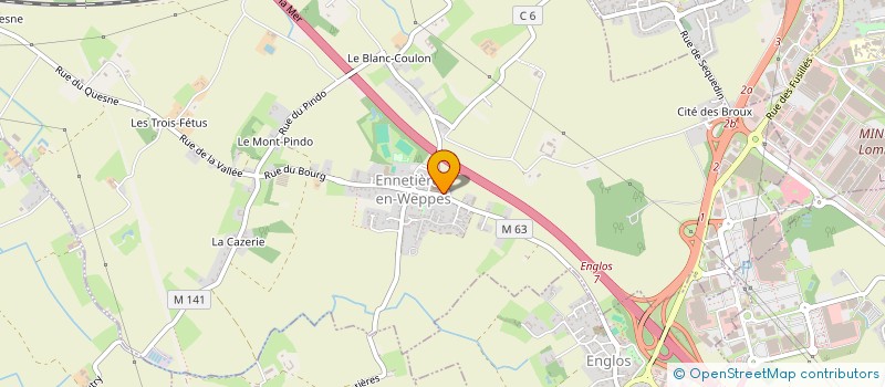 localisation de l'entreprise MONSIEUR ARNAUD DEVOS à ENNETIERES-EN-WEPPES