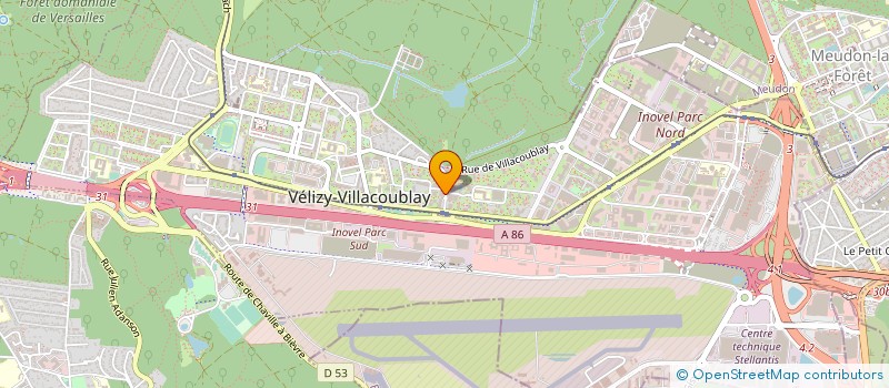 localisation de l'entreprise MONSIEUR ARNAUD DEVULDER à VELIZY-VILLACOUBLAY