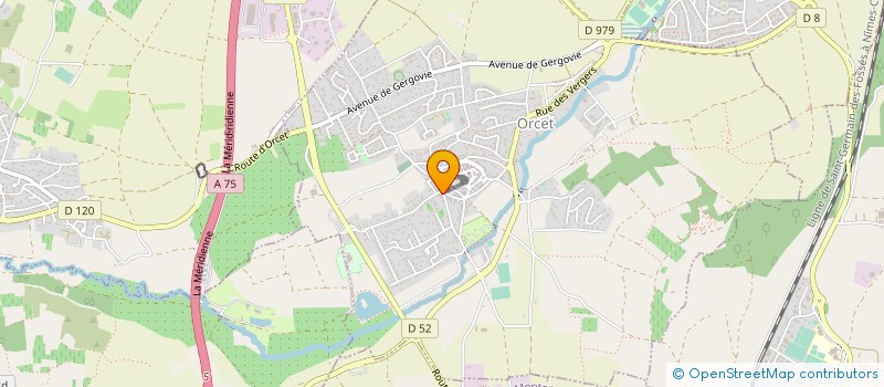 localisation de l'entreprise MONSIEUR ARNAUD DEYVEAUX-GASSIER  ORCET