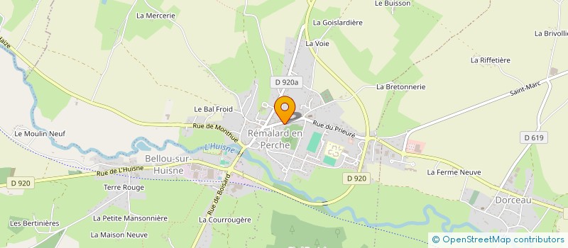 localisation de l'entreprise MONSIEUR ARNAUD DHORNE à COUR-MAUGIS SUR HUISNE