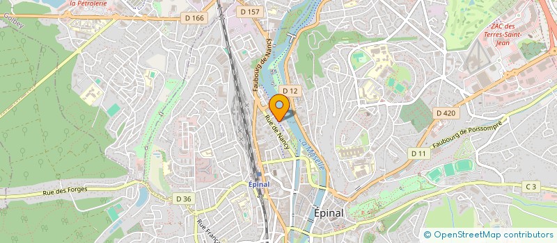 localisation de l'entreprise MONSIEUR ARNAUD DOILLON à EPINAL