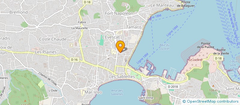 localisation de l'entreprise MONSIEUR ARNAUD DOLHEN  LA SEYNE-SUR-MER