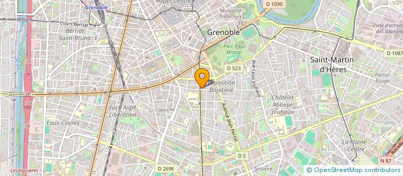 localisation de l'entreprise MONSIEUR ARNAUD DOMERGUE à GRENOBLE