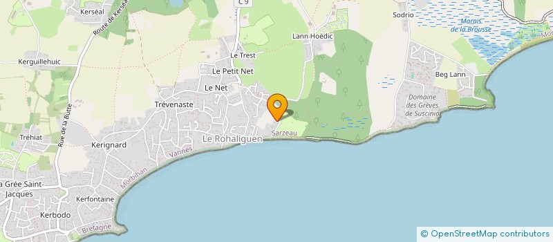 localisation de l'entreprise MONSIEUR ARNAUD DOMETTE  SARZEAU