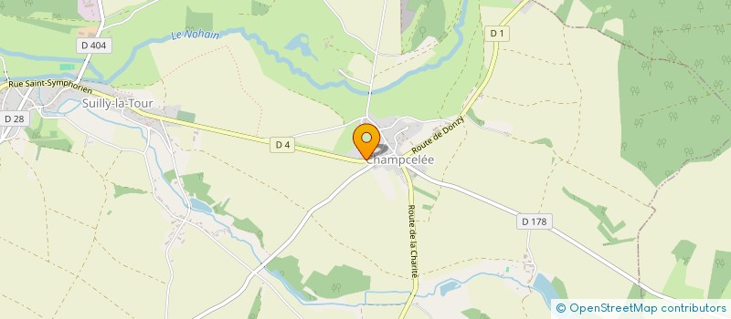 localisation de l'entreprise MONSIEUR ARNAUD DOS SANTOS  SUILLY-LA-TOUR