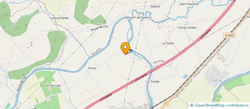 localisation de l'entreprise MONSIEUR ARNAUD DOUAUD  ALBIAS