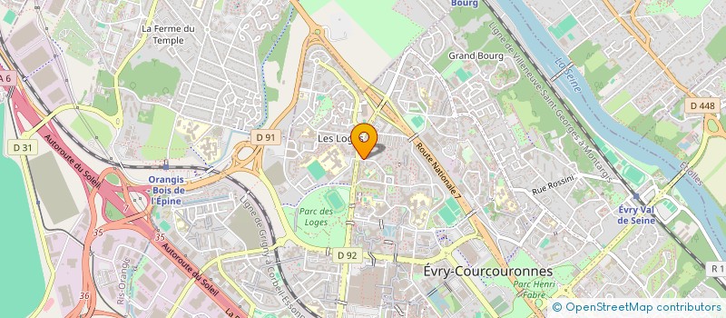 localisation de l'entreprise MONSIEUR ARNAUD DOUCET  EVRY-COURCOURONNES