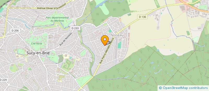 localisation de l'entreprise MONSIEUR ARNAUD DOUCET  NOISEAU