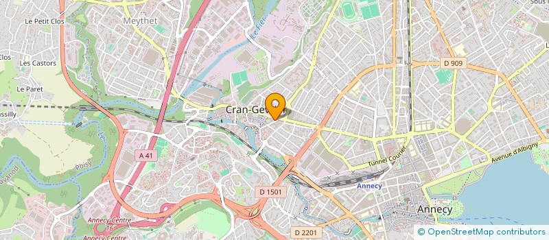 localisation de l'entreprise MONSIEUR ARNAUD DOUERIN  ANNECY