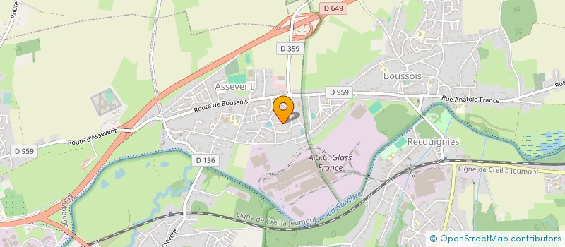 localisation de l'entreprise MONSIEUR ARNAUD DOUILLET  ASSEVENT