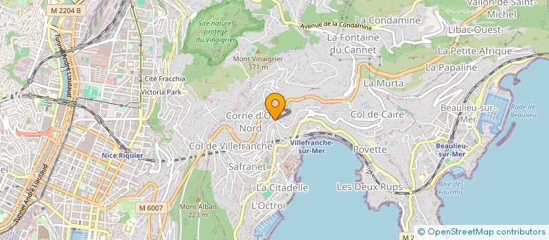 localisation de l'entreprise MONSIEUR ARNAUD DOUILLY à VILLEFRANCHE-SUR-MER