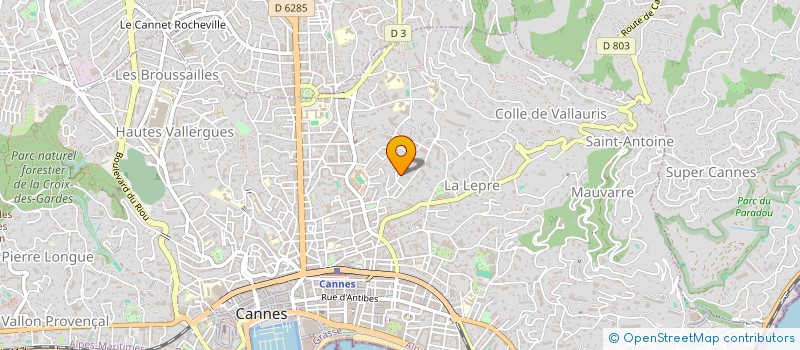 localisation de l'entreprise MONSIEUR ARNAUD DRIGNY  CANNES