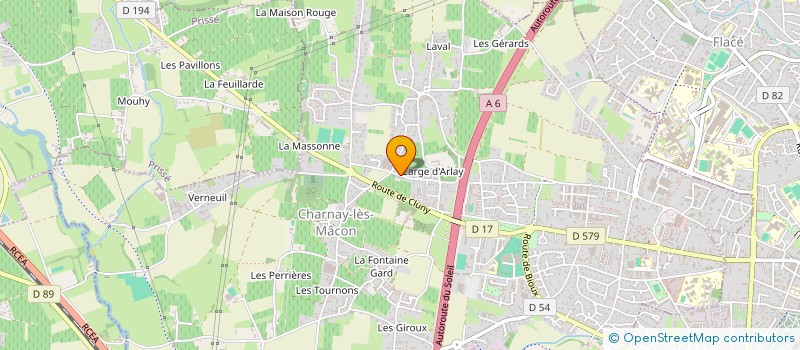 localisation de l'entreprise MONSIEUR ARNAUD DROUIN à CHARNAY-LES-MACON