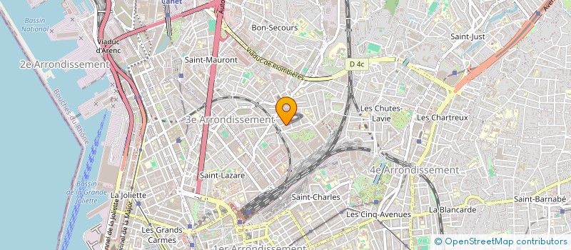localisation de l'entreprise MONSIEUR ARNAUD DU BOISTESSELIN à MARSEILLE