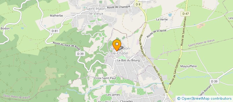 localisation de l'entreprise MONSIEUR ARNAUD DU MESNIL DU BUISSON  SAINT-HAON-LE-CHATEL