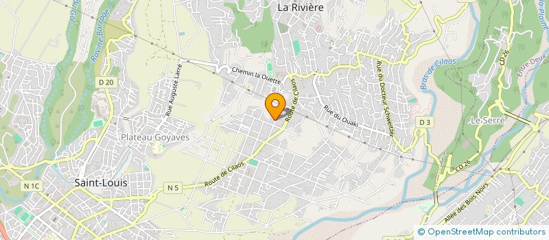 localisation de l'entreprise MONSIEUR ARNAUD DUBOIS à SAINT-LOUIS
