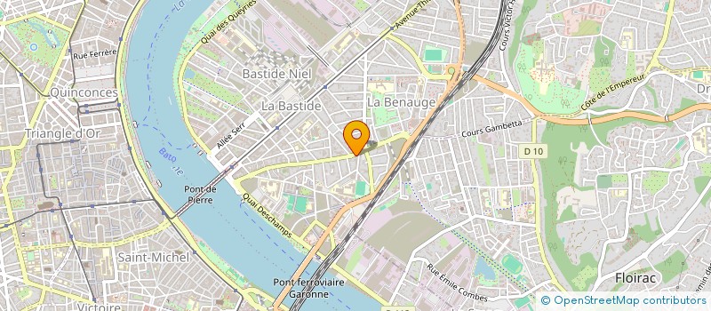 localisation de l'entreprise MONSIEUR ARNAUD DUBRASQUET  BORDEAUX