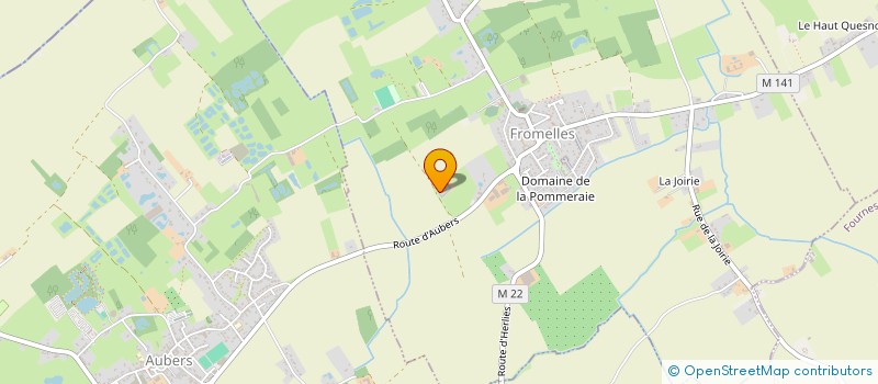 localisation de l'entreprise MONSIEUR ARNAUD DUCHANGE  FROMELLES