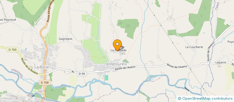 localisation de l'entreprise MONSIEUR ARNAUD DUDRAT  VILLETOUREIX