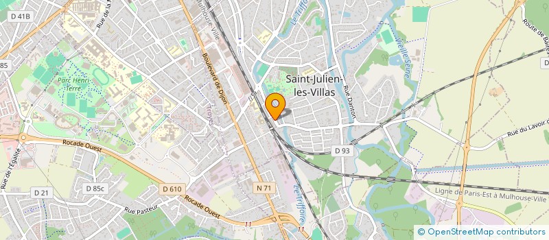 localisation de l'entreprise MONSIEUR ARNAUD DUFLEXIS  SAINT-JULIEN-LES-VILLAS