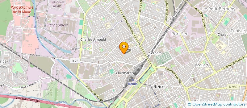 localisation de l'entreprise MONSIEUR ARNAUD DUFOUR  REIMS