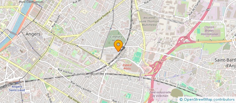 localisation de l'entreprise MONSIEUR ARNAUD DUGAST à ANGERS