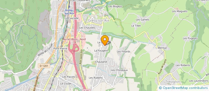 localisation de l'entreprise MONSIEUR ARNAUD DUIN  GRESY-SUR-AIX