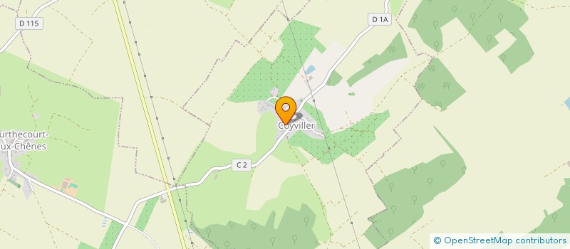 localisation de l'entreprise MONSIEUR ARNAUD DUJARDIN  COYVILLER