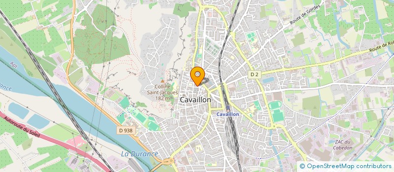 localisation de l'entreprise MONSIEUR ARNAUD DUJARDIN  CAVAILLON