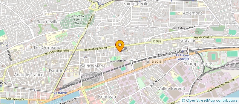 localisation de l'entreprise MONSIEUR ARNAUD DULAC à LE HAVRE