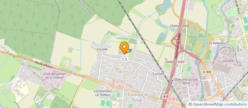 localisation de l'entreprise MONSIEUR ARNAUD DUMONT  CHATENOY-LE-ROYAL