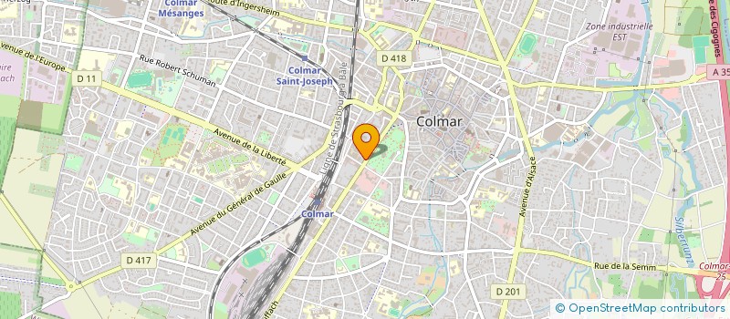 localisation de l'entreprise MONSIEUR ARNAUD DUMORTIER  COLMAR