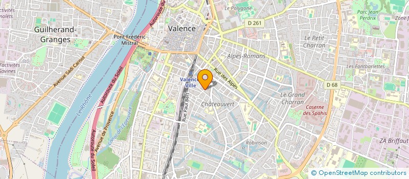 localisation de l'entreprise MONSIEUR ARNAUD DUPONT DE DINECHIN à VALENCE