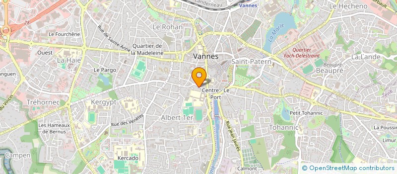localisation de l'entreprise MONSIEUR ARNAUD DUPUY à VANNES