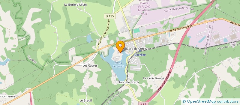 localisation de l'entreprise MONSIEUR ARNAUD DUQUESNOY  SAINT-PRIEST-DE-GIMEL