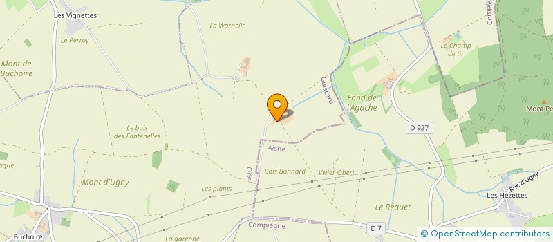 localisation de l'entreprise MONSIEUR ARNAUD DUSANTER  GUISCARD