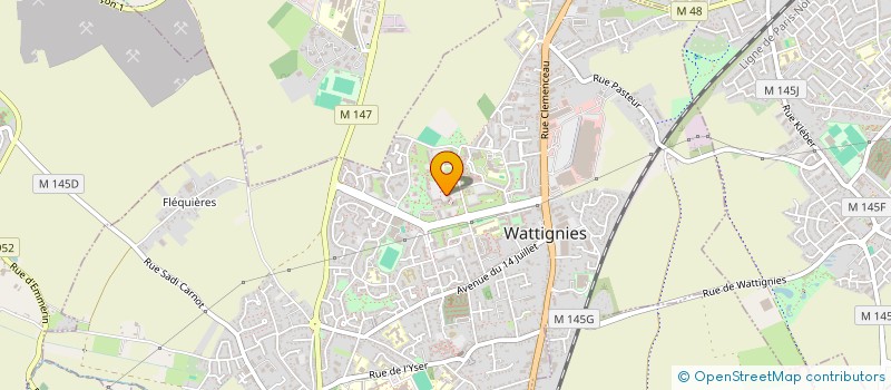 localisation de l'entreprise MONSIEUR ARNAUD DUVAL à WATTIGNIES