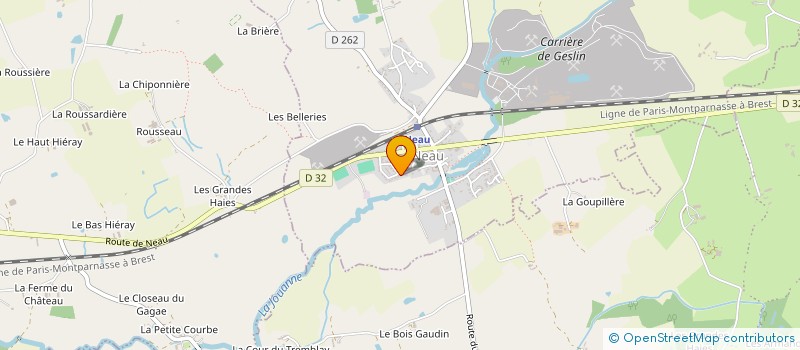 localisation de l'entreprise MONSIEUR ARNAUD DUVAL  EVRON