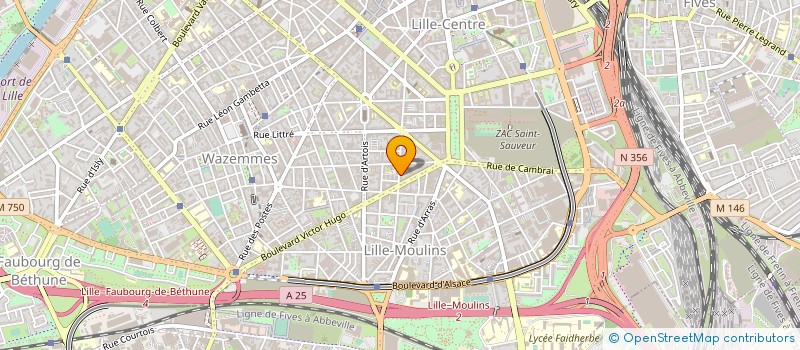 localisation de l'entreprise MONSIEUR ARNAUD ECREPONT à LILLE
