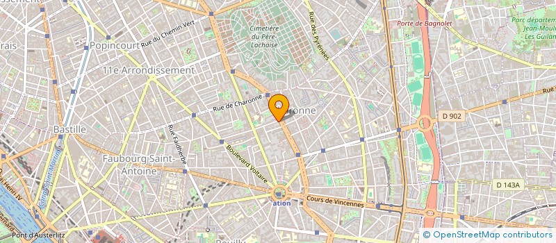 localisation de l'entreprise MONSIEUR ARNAUD ELUERE  PARIS