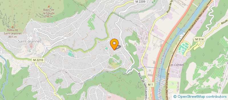 localisation de l'entreprise MONSIEUR ARNAUD EMMANUELLI  SAINT-JEANNET