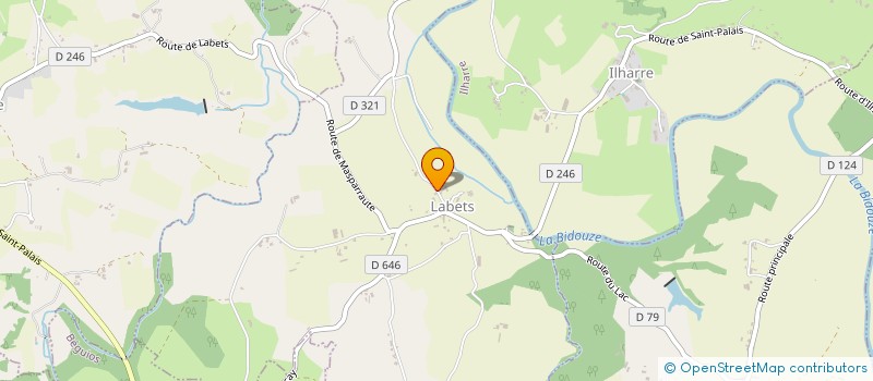 localisation de l'entreprise MONSIEUR ARNAUD ETCHEPAREBORDE  AICIRITS-CAMOU-SUHAST