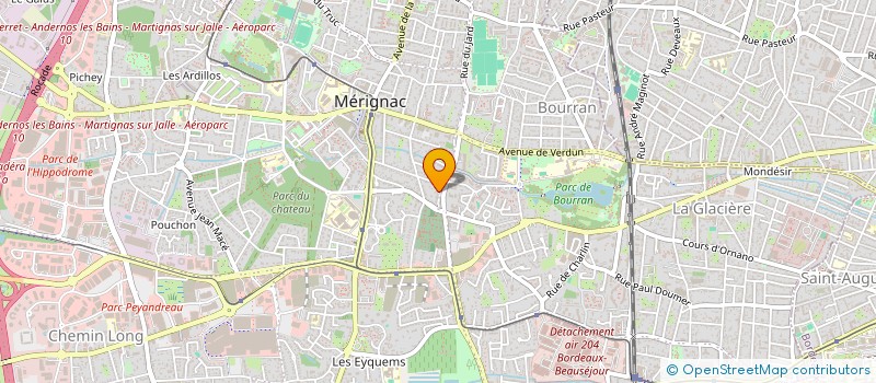 localisation de l'entreprise MONSIEUR ARNAUD FAMERY  MERIGNAC