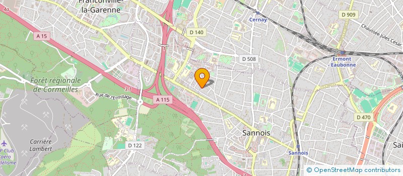 localisation de l'entreprise MONSIEUR ARNAUD FARGE  SANNOIS