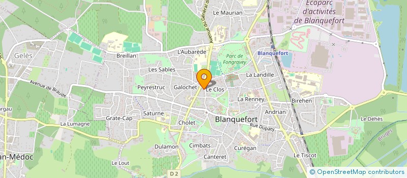 localisation de l'entreprise MONSIEUR ARNAUD FARGES à BLANQUEFORT