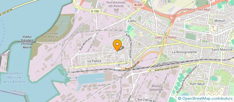 localisation de l'entreprise MONSIEUR ARNAUD FATOSME  LA ROCHELLE