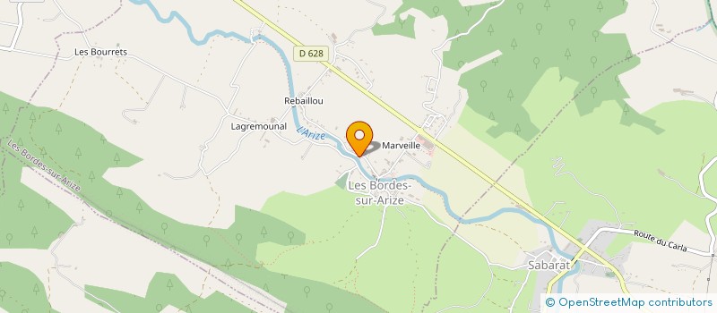 localisation de l'entreprise MONSIEUR ARNAUD FAUBERT à LES BORDES-SUR-ARIZE