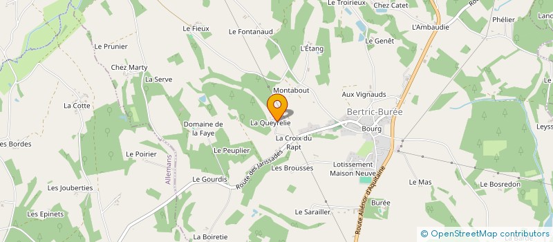 localisation de l'entreprise MONSIEUR ARNAUD FAUVEL  BERTRIC-BUREE